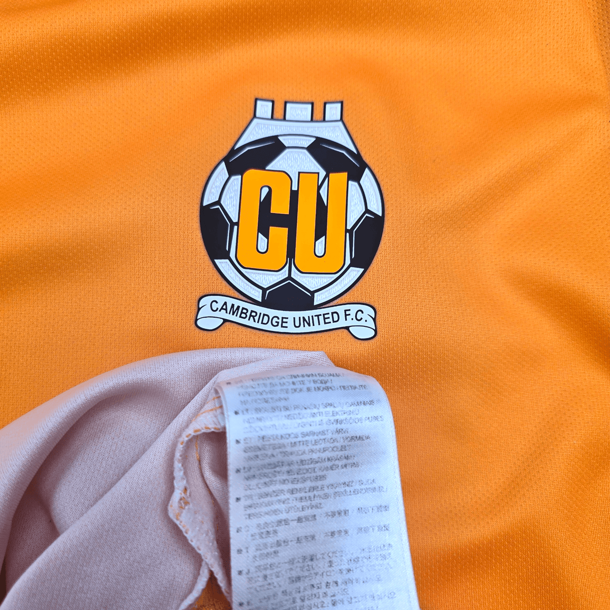 2022/23 Cambridge United Home Football Shirt (M) Umbro 24 Cousins (Matchworn / FA Cup) - Football Finery - FF303754