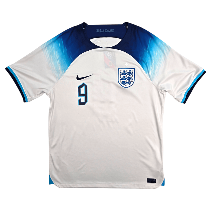 2022/23 England Home Football Shirt (L) Nike 9 Kane - Football Finery - FF302787