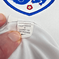 2022/23 England Home Football Shirt (M) Nike - Football Finery - FF303239