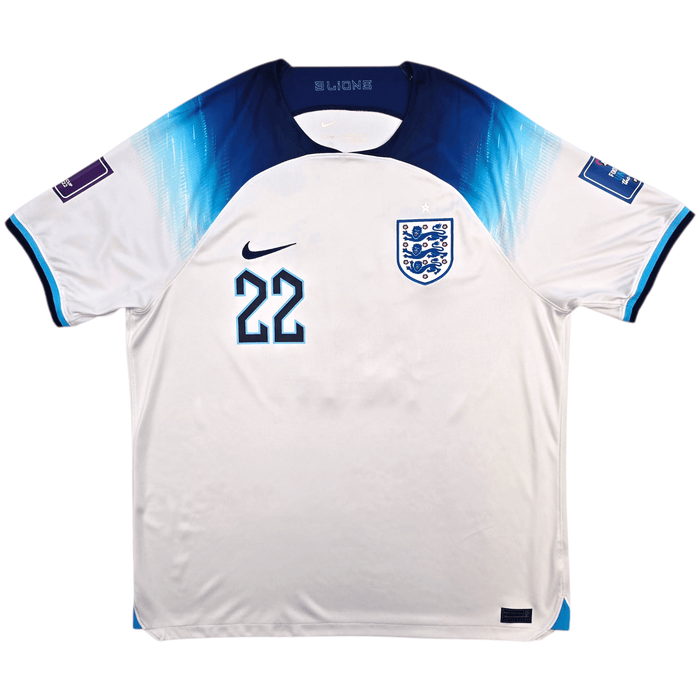 2022/23 England Home Football Shirt (XL) Nike 22 Bellingham - Football Finery - FF303926