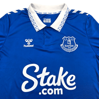 2022/23 Everton Home Football Shirt (S) Hummel 6 Tarkowski - Football Finery - FF303704