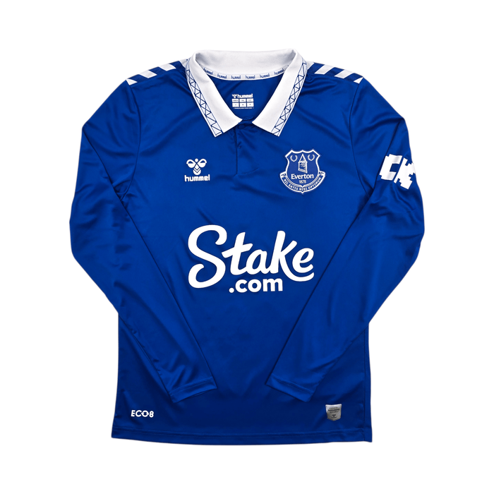 2022/23 Everton Home Football Shirt (S) Hummel 6 Tarkowski - Football Finery - FF303704