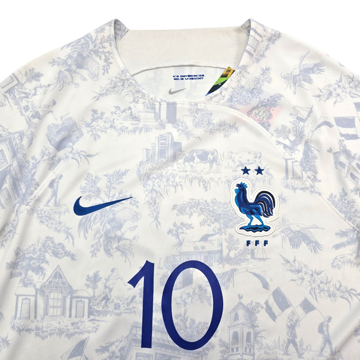 2022/23 France Away Football Shirt (M) Nike 10 Mbappe - Football Finery - FF304504