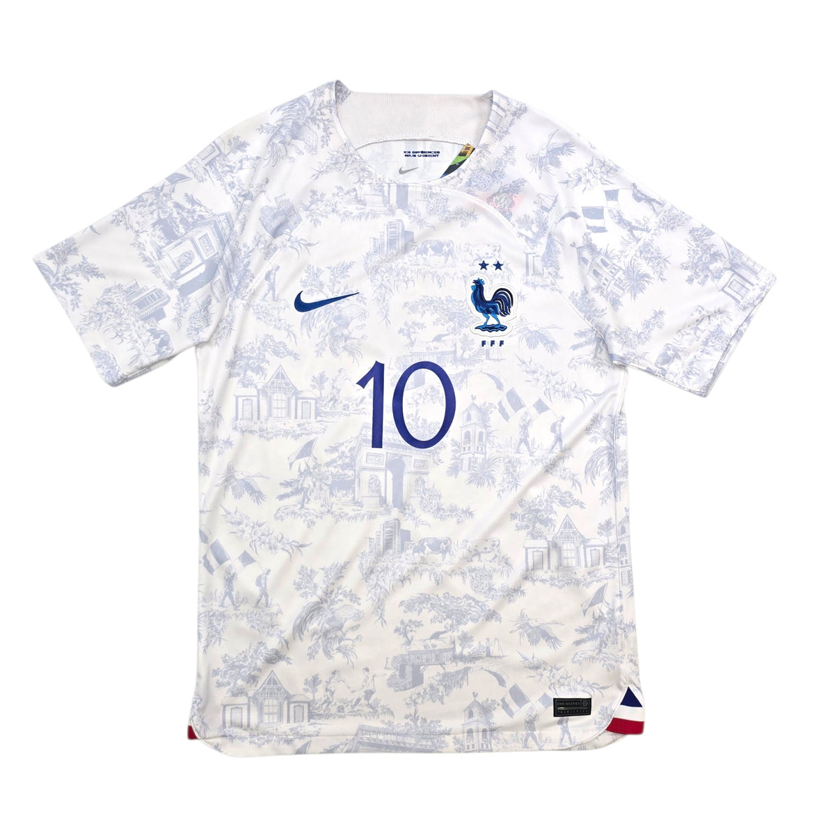 2022/23 France Away Football Shirt (M) Nike 10 Mbappe - Football Finery - FF304504