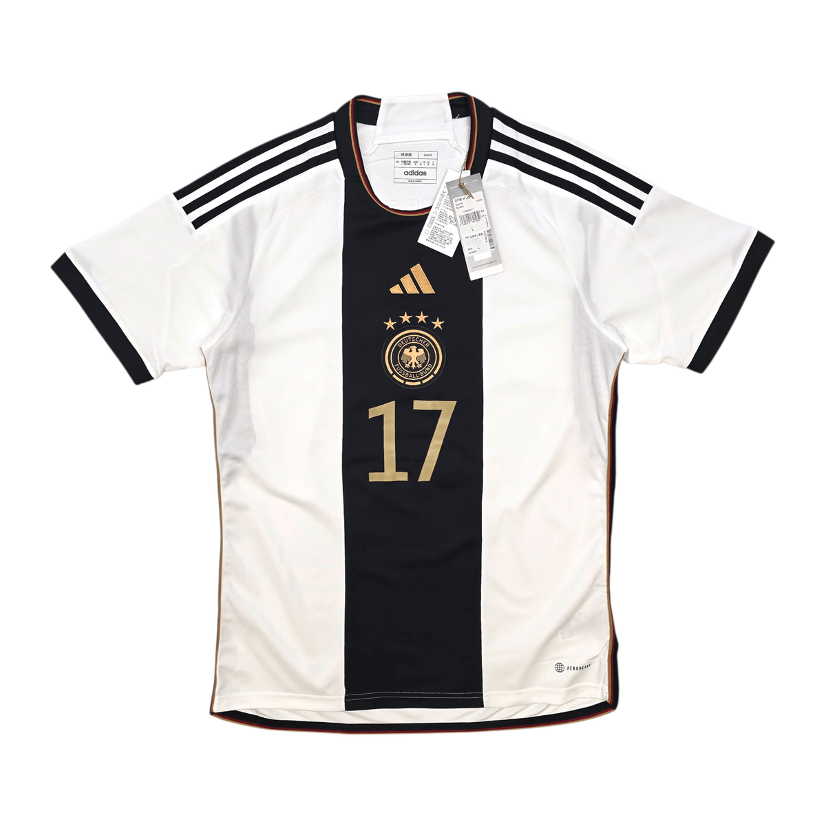 2022/23 Germany Home Football Shirt (L) Adidas 17 Wirtz (BNWTs) - Football Finery - FF303267