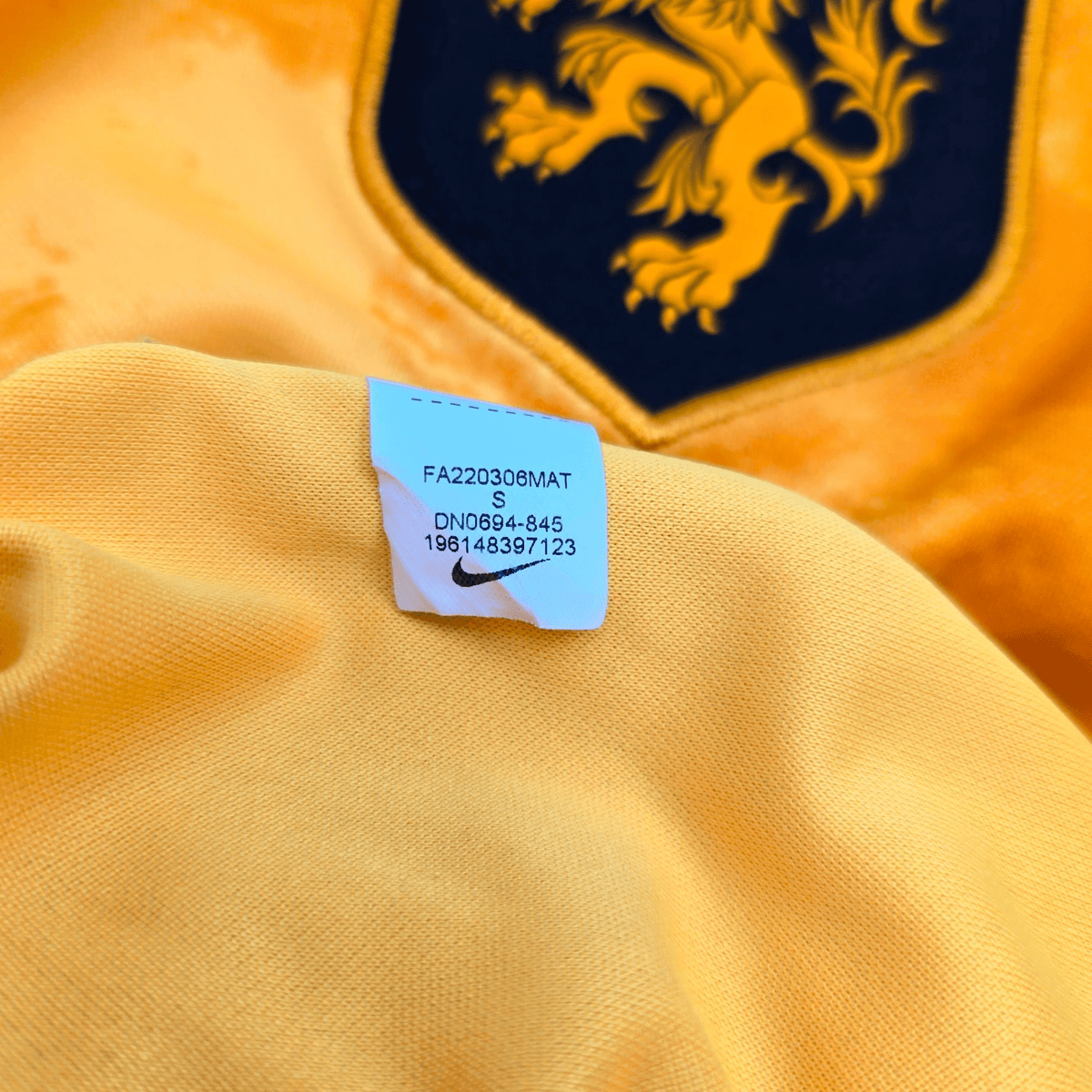 2022/23 Holland Home Football Shirt (S) Nike 4 Virgil - Football Finery - FF301307