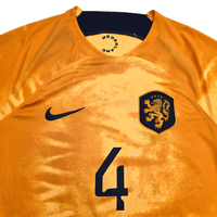 2022/23 Holland Home Football Shirt (S) Nike 4 Virgil - Football Finery - FF301307