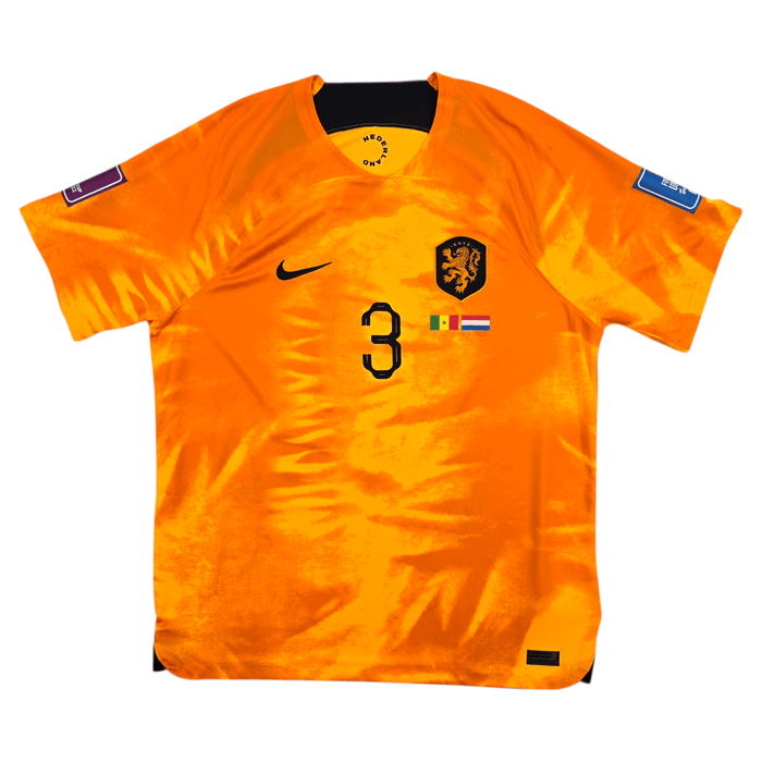 2022/23 Holland Home Football Shirt (XL) Nike 3 De Ligt - Football Finery - FF304003