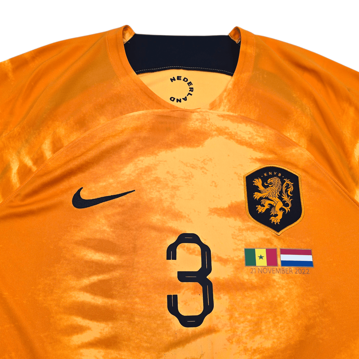 2022/23 Holland Home Football Shirt (XL) Nike 3 De Ligt - Football Finery - FF304003