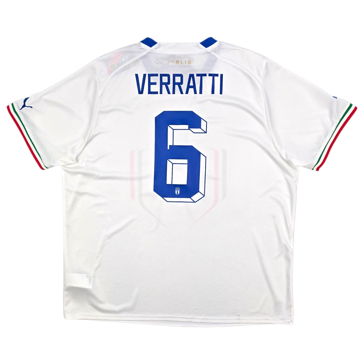 2022/23 Italy Away Football Shirt (2XL) Puma 6 Verratti (BNWTs) - Football Finery - FF303625