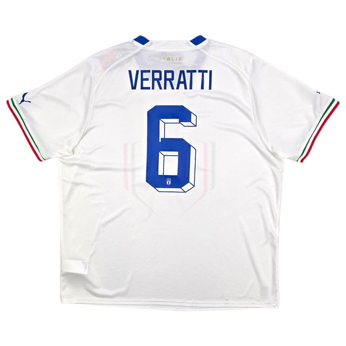 2022/23 Italy Away Football Shirt (2XL) Puma 6 Verratti (BNWTs) - Football Finery - FF303625
