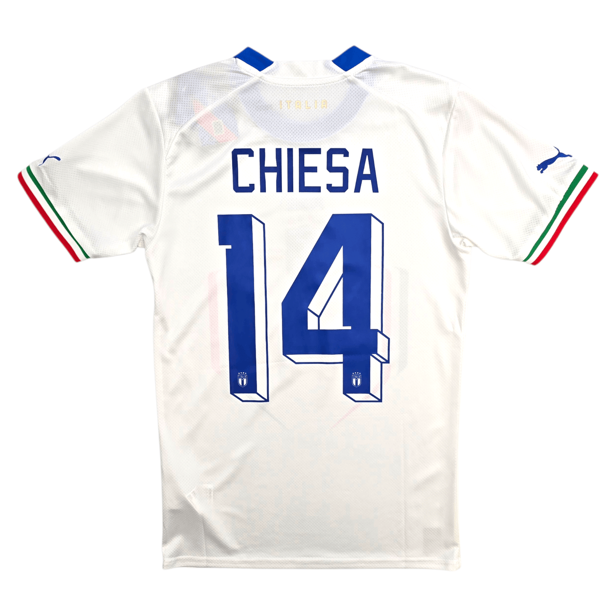 2022/23 Italy Away Football Shirt (XS) Puma 14 Chiesa (BNWTs) - Football Finery - FF303261