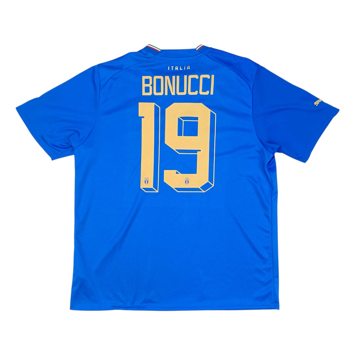 2022/23 Italy Home Football Shirt (XL) Puma 19 Bonucci - Football Finery - FF301091