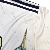 2022/23 Leeds United Home Football Shirt (XL) Adidas 7 Aaronson - Football Finery - FF303355