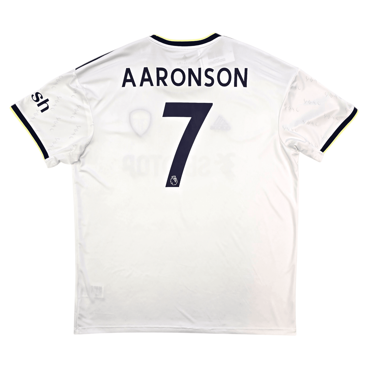 2022/23 Leeds United Home Football Shirt (XL) Adidas 7 Aaronson - Football Finery - FF303355