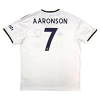 2022/23 Leeds United Home Football Shirt (XL) Adidas 7 Aaronson - Football Finery - FF303355