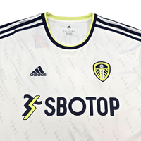2022/23 Leeds United Home Football Shirt (XL) Adidas 7 Aaronson - Football Finery - FF303355