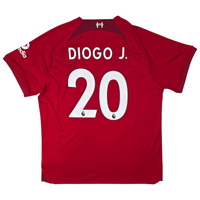 2022/23 Liverpool Home Football Shirt (XL) Nike 20 Diogo J. - Football Finery - FF302651