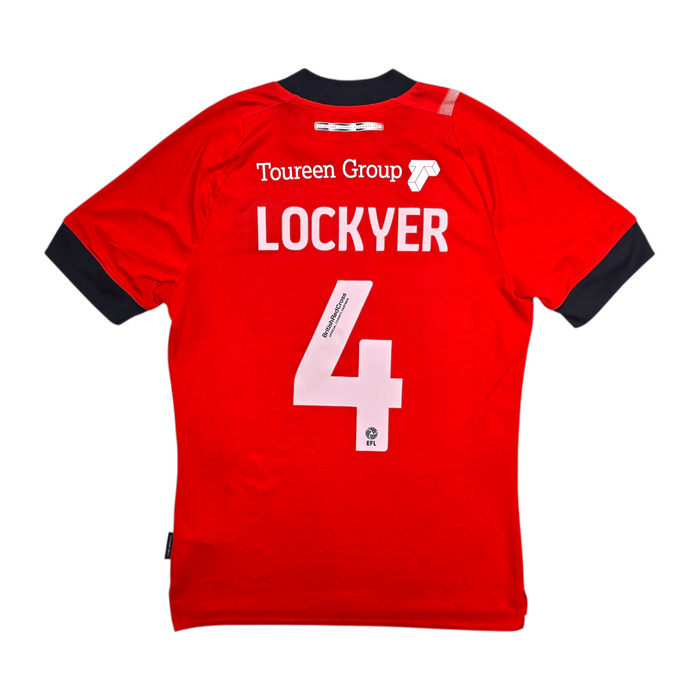 2022/23 Luton Town Home Football Shirt (M) Umbro 4 Lockyer - Football Finery - FF303241