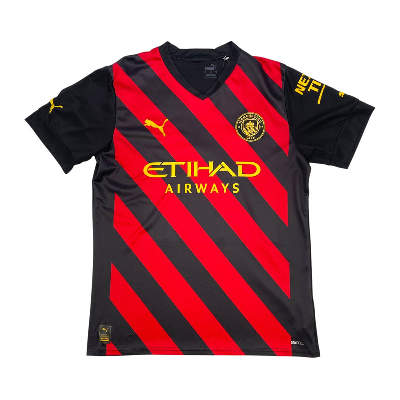 2022/23 Manchester City Away Football Shirt (M) Puma 17 De Bruyne - Football Finery - FF301232