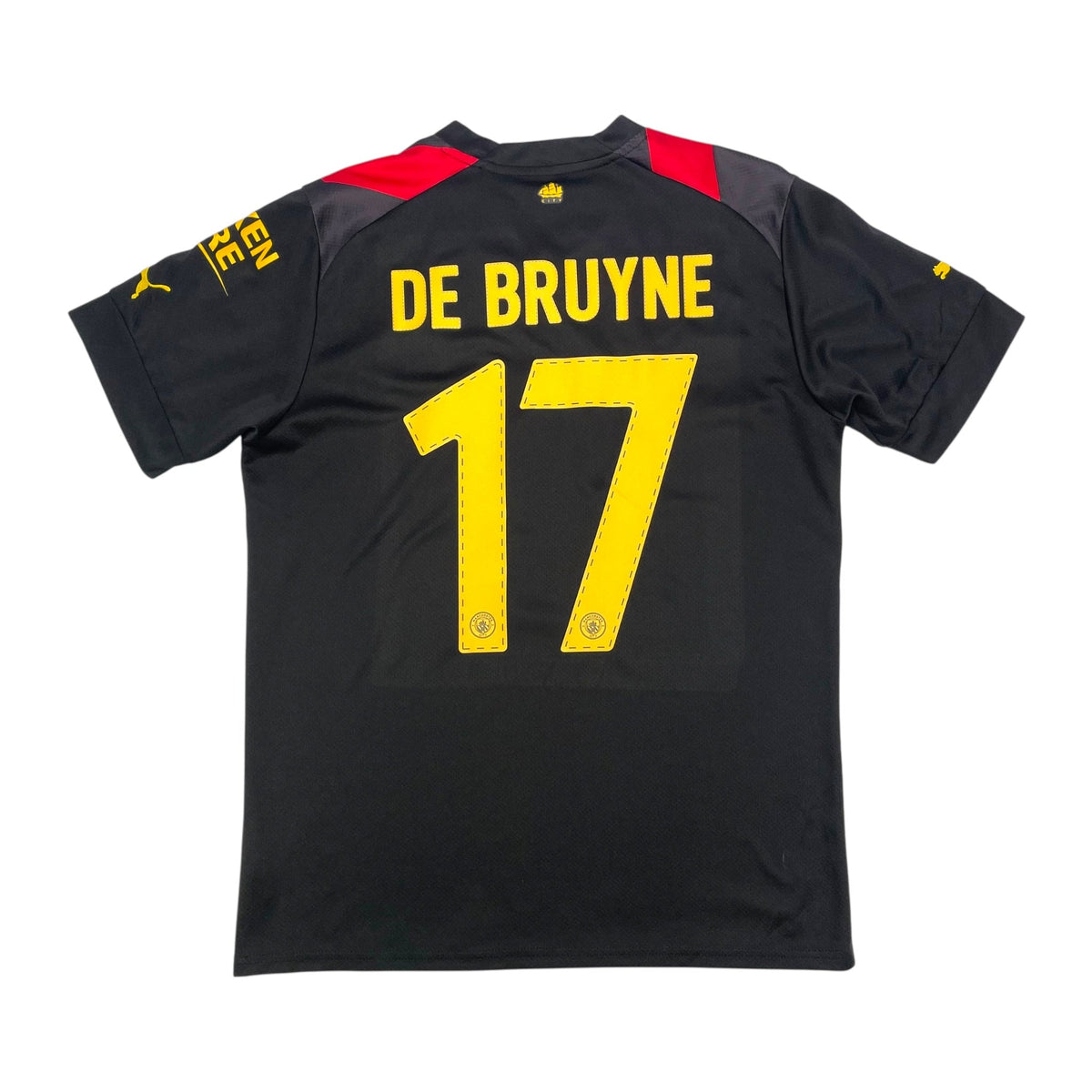 2022/23 Manchester City Away Football Shirt (M) Puma 17 De Bruyne - Football Finery - FF301232