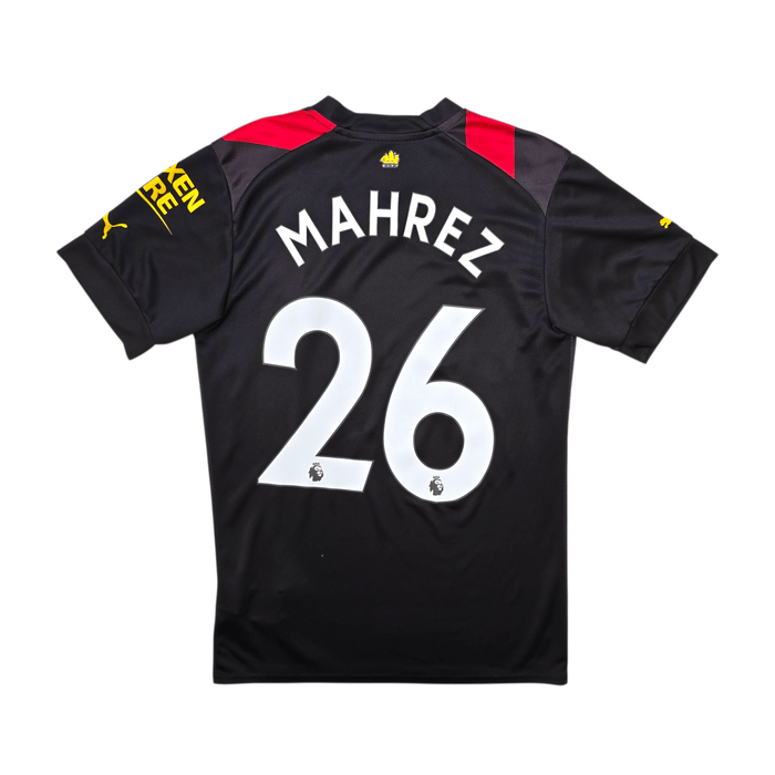 2022/23 Manchester City Away Football Shirt (S) Puma 26 Mahrez - Football Finery - FF303774