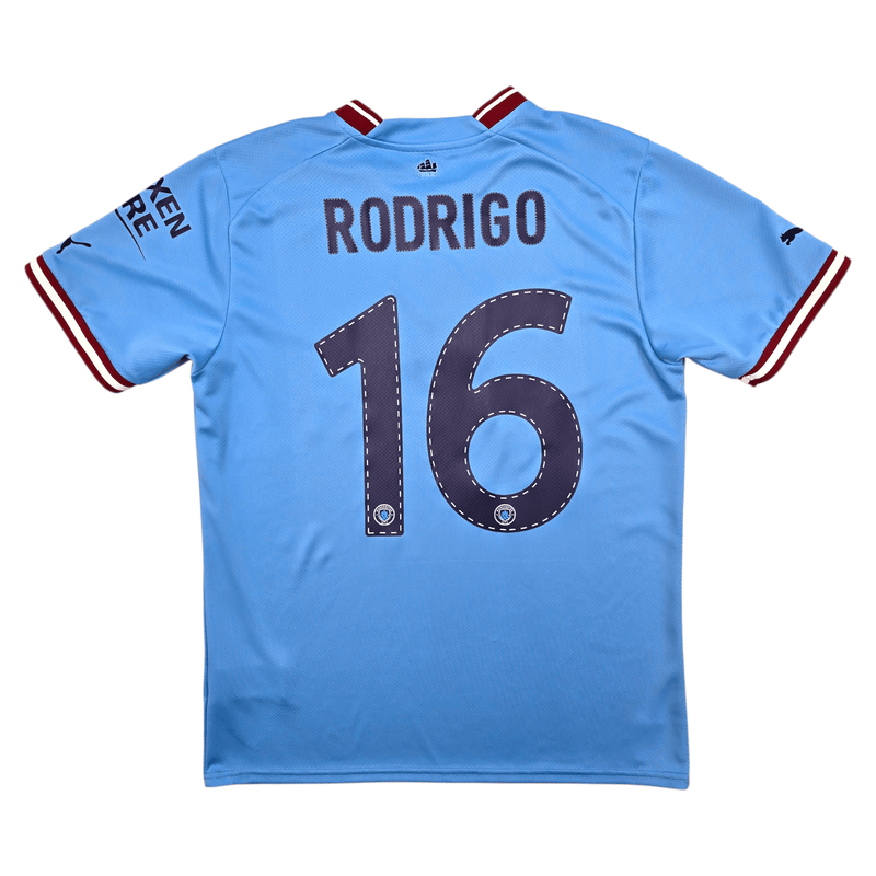 2022/23 Manchester City Home Football Shirt (M) Puma 16 Rodri - Football Finery - FF303866