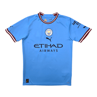 2022/23 Manchester City Home Football Shirt (S) Puma 16 Rodri - Football Finery - FF303443