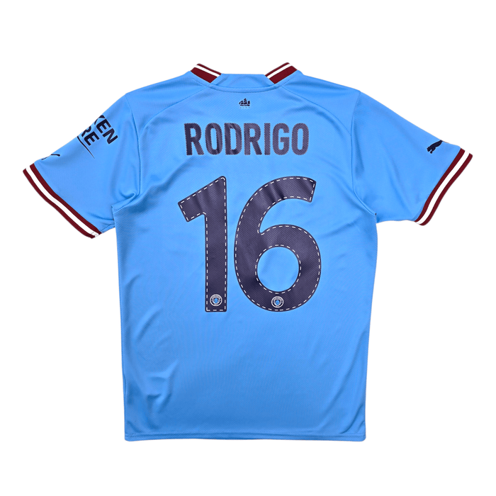 2022/23 Manchester City Home Football Shirt (S) Puma 16 Rodri - Football Finery - FF303443