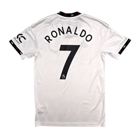 2022/23 Manchester United Away Football Shirt (S) Adidas 7 Ronaldo - Football Finery - FF302658