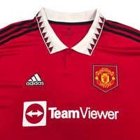 2022/23 Manchester United Home Football Shirt (XL) Adidas 18 Casemiro - Football Finery - FF303975