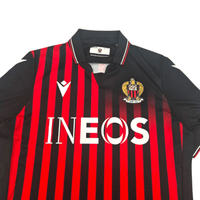 2022/23 Nice Home Football Shirt (M) Macron - Football Finery - FF303247