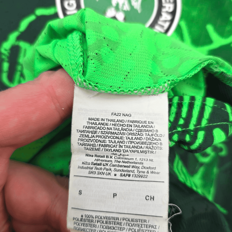 2022/23 Nigeria Home Football Shirt (S) Nike #9 Osimhen (Player Version) - Football Finery - FF300770