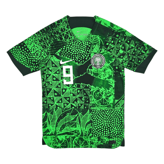 2022/23 Nigeria Home Football Shirt (S) Nike #9 Osimhen (Player Version) - Football Finery - FF300770