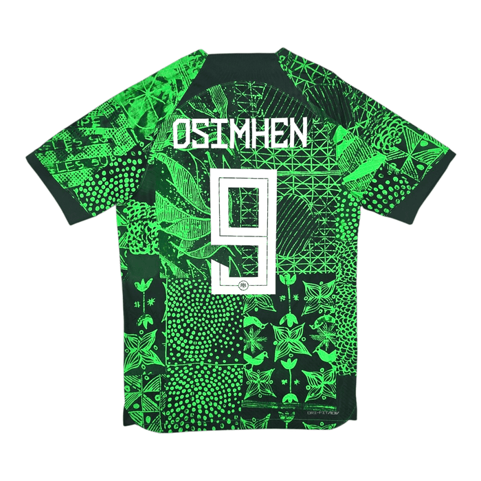 2022/23 Nigeria Home Football Shirt (S) Nike #9 Osimhen (Player Version) - Football Finery - FF300770