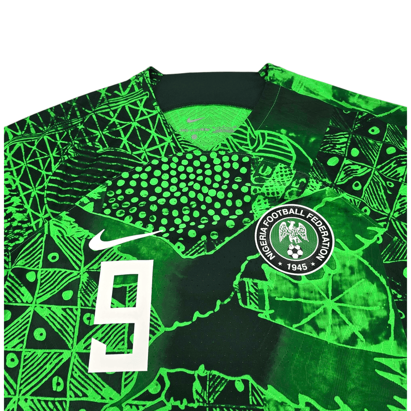2022/23 Nigeria Home Football Shirt (S) Nike #9 Osimhen (Player Version) - Football Finery - FF300770