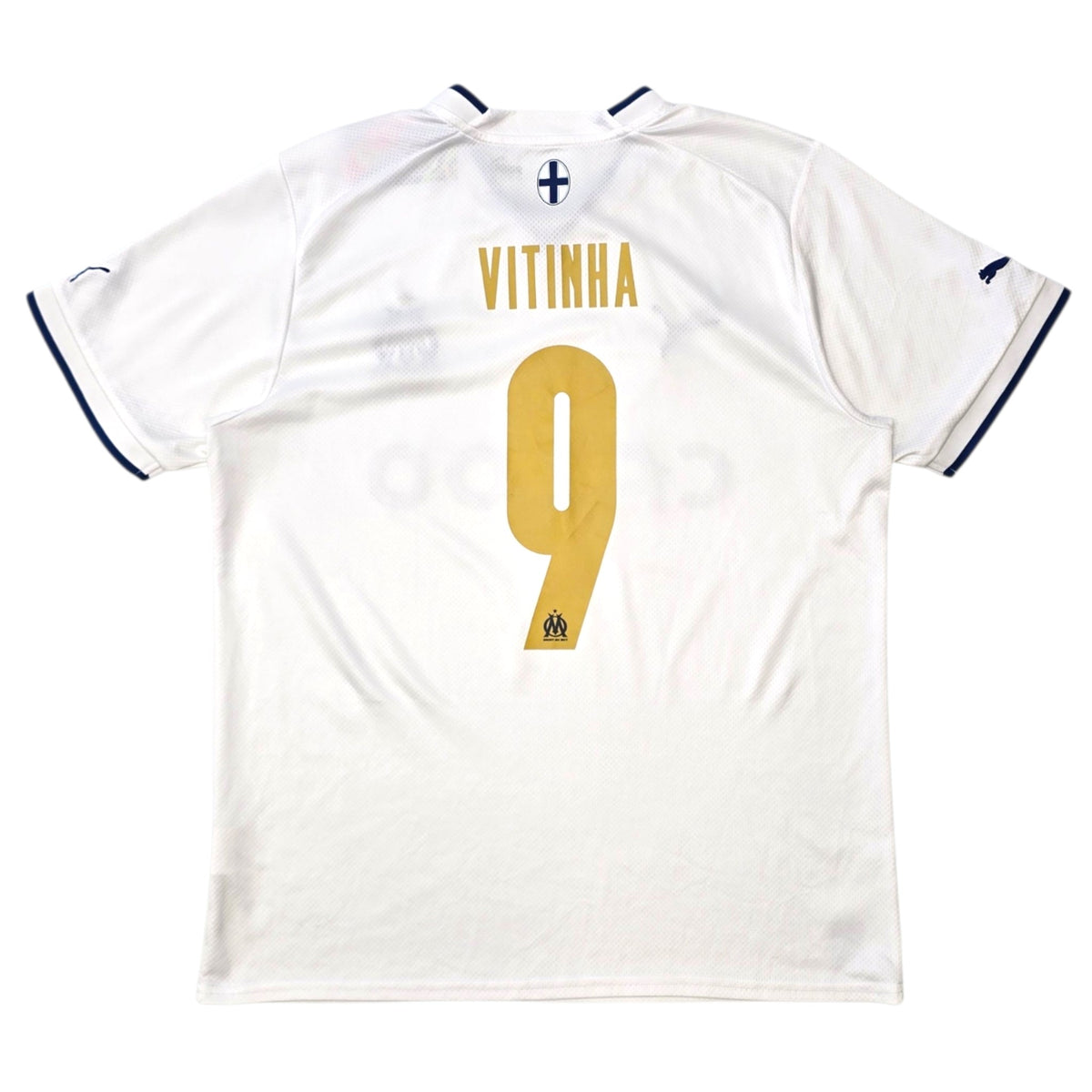 2022/23 Olympique Marseille Home Football Shirt (L) Puma 9 Vitinha - Football Finery - FF306681