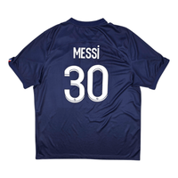 2022/23 PSG Home Football Shirt (2XL) Nike 30 Messi - Football Finery - FF301280