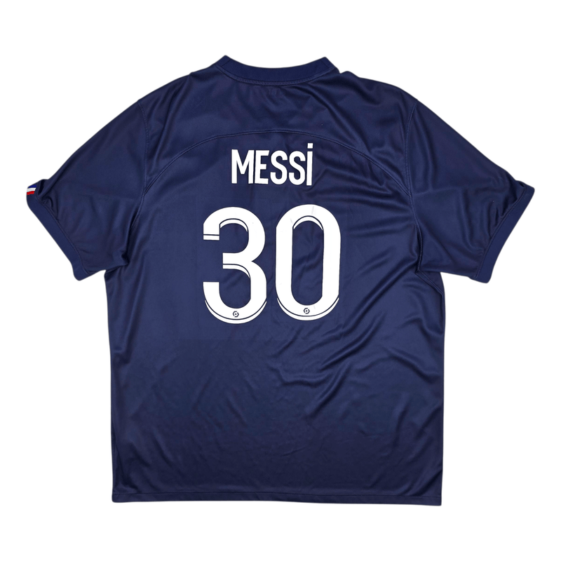 2022/23 PSG Home Football Shirt (2XL) Nike 30 Messi - Football Finery - FF301280