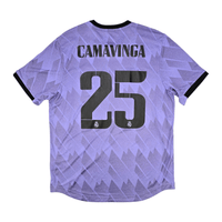 2022/23 Real Madrid Away Football Shirt (XL) Adidas 12 Camavinga - Football Finery - FF302677