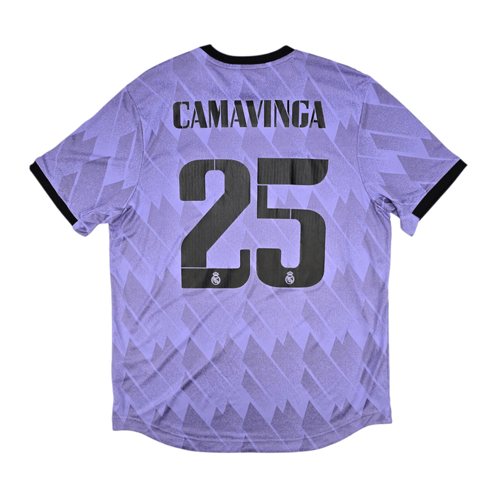 2022/23 Real Madrid Away Football Shirt (XL) Adidas 12 Camavinga - Football Finery - FF302677