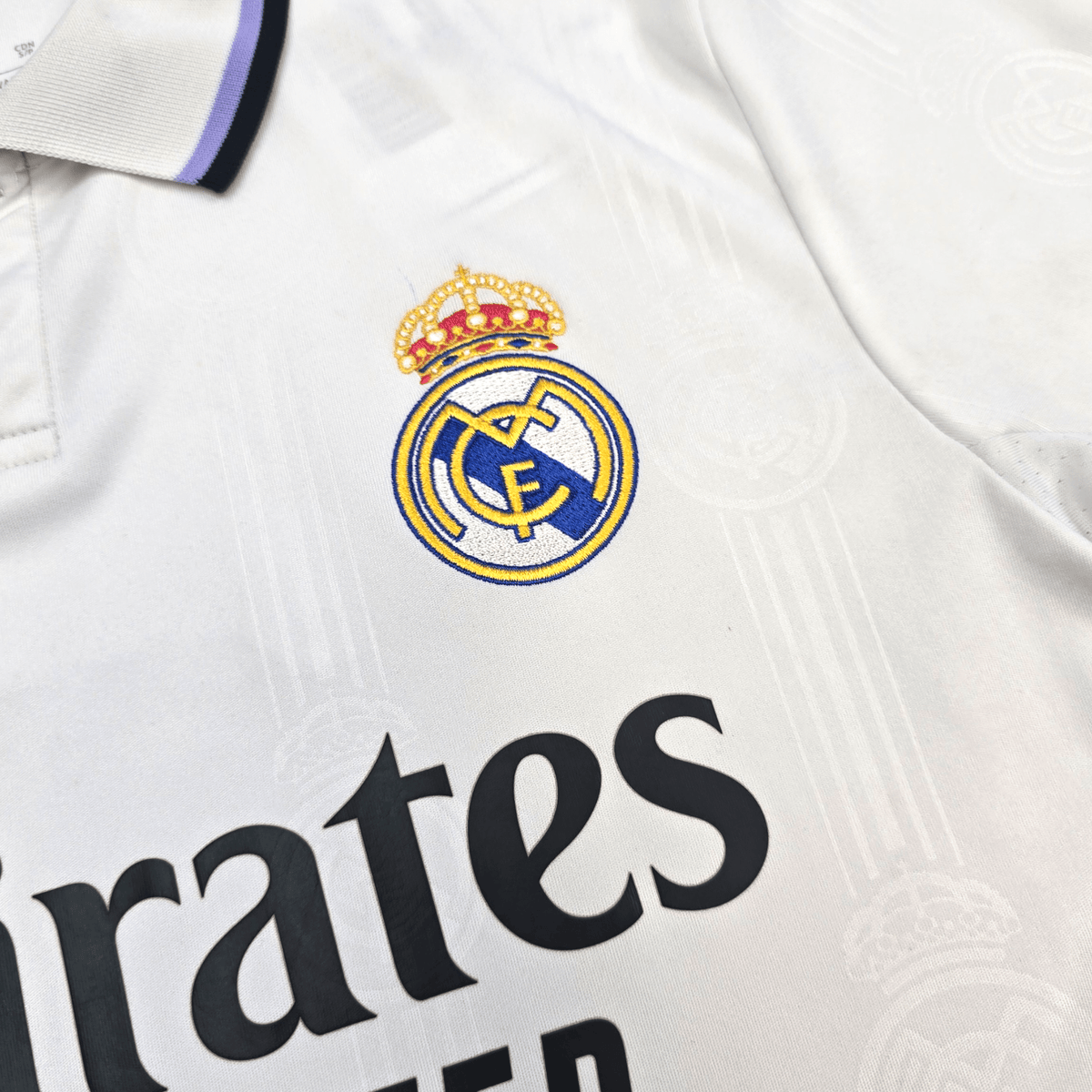 2022/23 Real Madrid Home Football Shirt (S) Adidas 7 Hazard - Football Finery - FF303846