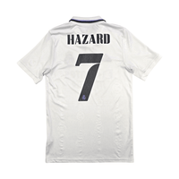 2022/23 Real Madrid Home Football Shirt (S) Adidas 7 Hazard - Football Finery - FF303846