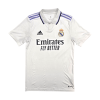 2022/23 Real Madrid Home Football Shirt (S) Adidas 7 Hazard - Football Finery - FF303846