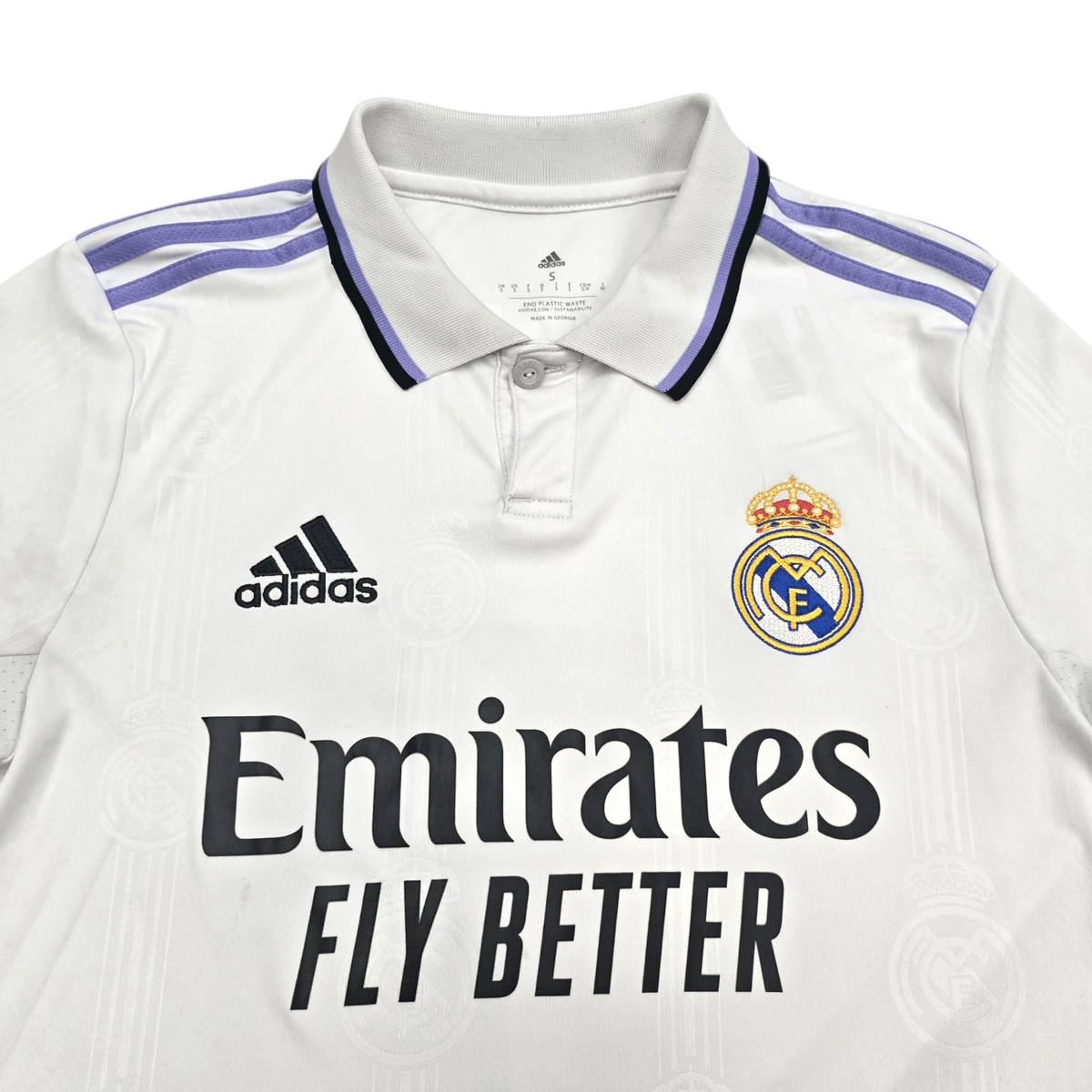 2022/23 Real Madrid Home Football Shirt (S) Adidas 7 Hazard - Football Finery - FF303846
