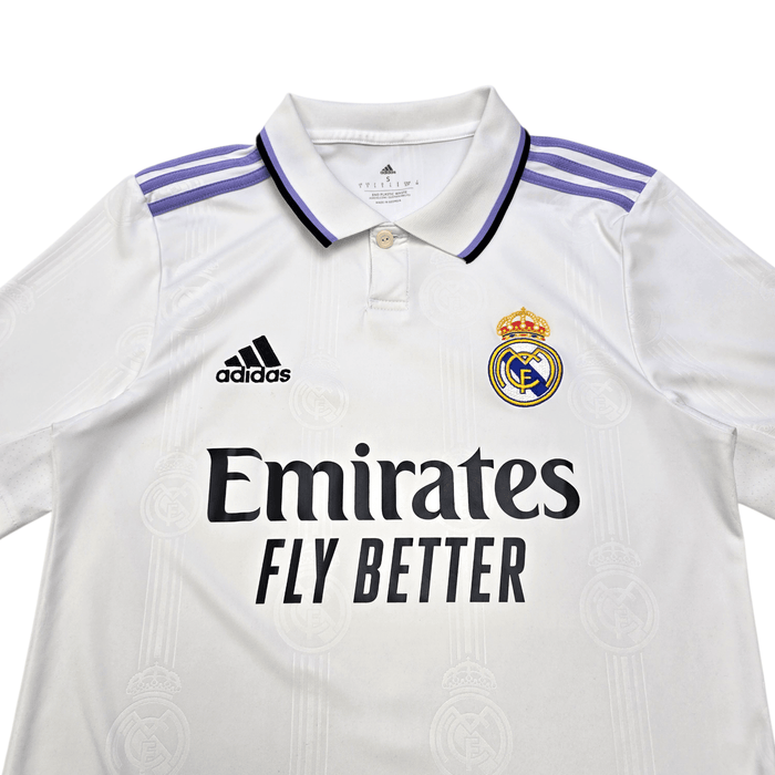 2022/23 Real Madrid Home Football Shirt (S) Adidas - Football Finery - FF303771