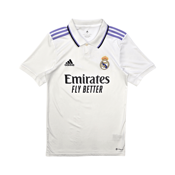 2022/23 Real Madrid Home Football Shirt (S) Adidas - Football Finery - FF303771