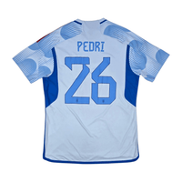 2022/23 Spain Away Football Shirt (L) Adidas 26 Pedri - Football Finery - FF301256