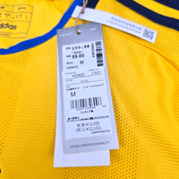 2022/23 Sweden Home Football Shirt (S) Adidas 9 Isak (BNWTs) - Football Finery - FF301696