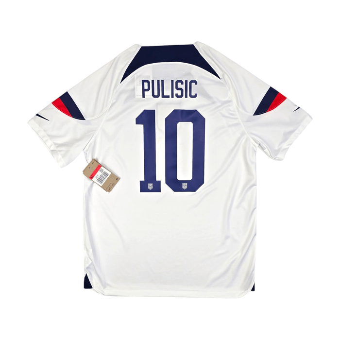 2022/23 USA Home Football Shirt (L) Nike #10 Pulisic (BNWTs) - Football Finery - FF300166